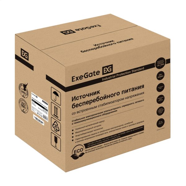 ИБП ExeGate SineTower SZ-5000.LCD.AVR.2SH.1C13.T.RJ.USB , Black (EX295991RUS) — изображение 7
