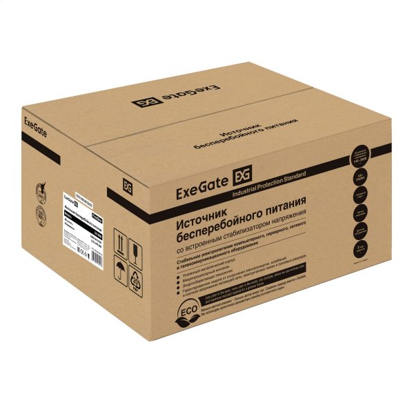 ИБП ExeGate FineSine SX-2500.LCD.AVR.2SH , крепление настенное/универсальное, Black (EX296002RUS) — изображение 9