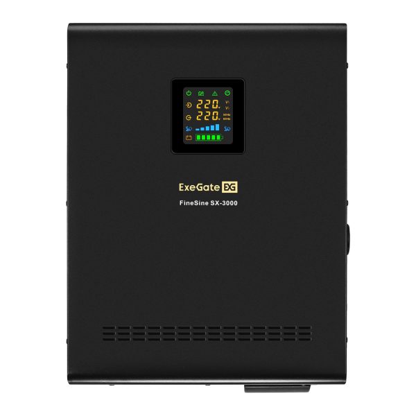 ИБП ExeGate FineSine SX-3000.LCD.AVR.2SH.T , крепление настенное, Black (EX296003RUS) — изображение 2