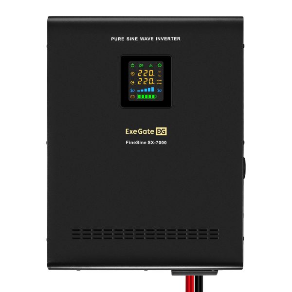 ИБП ExeGate FineSine SX-7000.LCD.AVR.2SH.T , крепление настенное, Black (EX296005RUS) — изображение 2