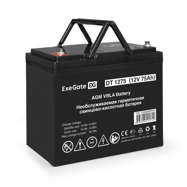Комплект ИБП ExeGate FineSine SX-800.LCD.AVR.2SH + Батарея 75Aч, 1 шт. ), 1шт. (EX296527RUS) — изображение 9