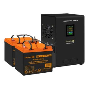 Комплект ИБП ExeGate FineSine SX-1000.LCD.AVR.2SH + Батарея 33Aч, 1 шт. ), 1шт. (EX296542RUS)