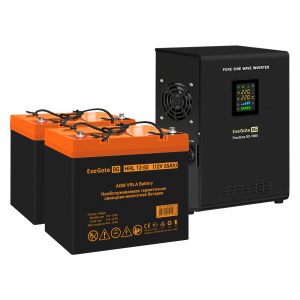 Комплект ИБП ExeGate FineSine SX-1000.LCD.AVR.2SH + Батарея 55Aч, 1 шт. ), 1шт. (EX296547RUS)