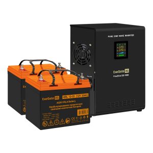 Комплект ИБП ExeGate FineSine SX-1500.LCD.AVR.2SH + Батарея 33Aч, 2 шт. ), 2шт. (EX296565RUS)