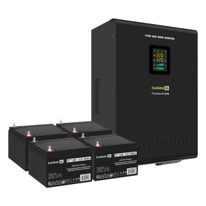 Комплект ИБП ExeGate FineSine SX-5000.LCD.AVR.2SH.T + Батарея 26Aч, 4 шт. ), 4шт. (EX296654RUS)