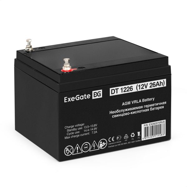 Комплект ИБП ExeGate FineSine SX-5000.LCD.AVR.2SH.T + Батарея 26Aч, 4 шт. ), 4шт. (EX296654RUS) — изображение 13