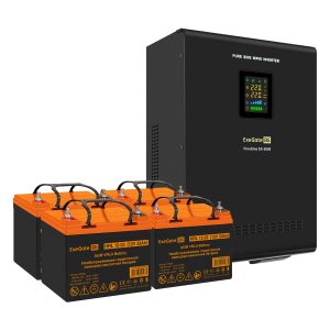 Комплект ИБП ExeGate FineSine SX-5000.LCD.AVR.2SH.T + Батарея 33Aч, 4 шт. ), 4шт. (EX296657RUS)