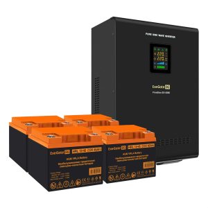 Комплект ИБП ExeGate FineSine SX-5000.LCD.AVR.2SH.T + Батарея 45Aч, 4 шт. ), 4шт. (EX296660RUS)
