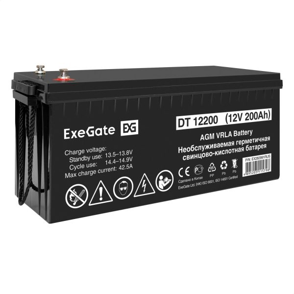 Комплект ИБП ExeGate FineSine SX-5000.LCD.AVR.2SH.T + Батарея 200Aч, 4 шт. ), 4шт. (EX296676RUS) — изображение 13
