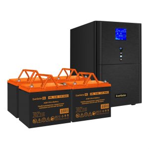 Комплект ИБП ExeGate SineTower SZ-3000.LCD.AVR.3SH.1C13.RJ.USB + Батарея 80Aч, 4 шт. ), 4шт. (EX296871RUS)