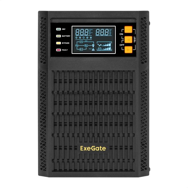 ИБП On-line ExeGate PowerExpert TL-2000.LCD.AVR.3SH.USB.RS232.SNMP (EX296948RUS) — изображение 2